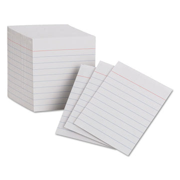 Oxford™ Ruled Mini Index Cards, 3 X 2.5, White, 200-pack freeshipping - TVN Wholesale